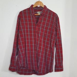 L.L.Bean red flannel large